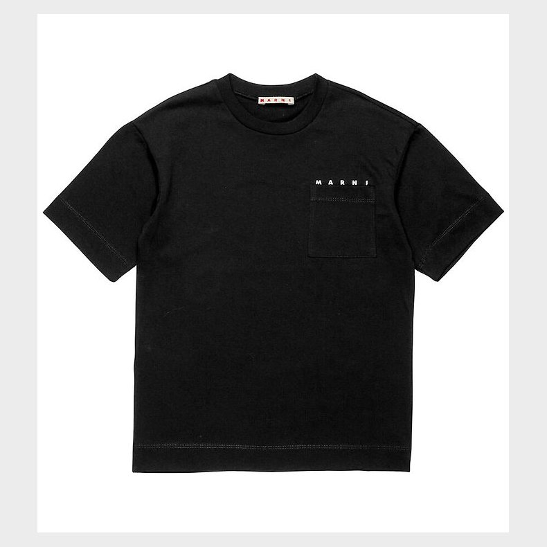 Marni T-shirt - Sort m. Lomme