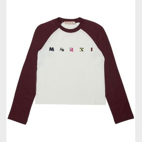 Marni Bluse - Berry Jam/Hvid