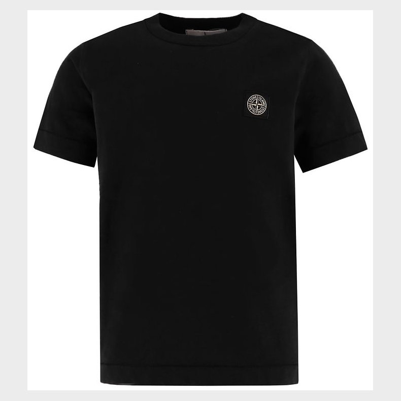 Stone Island T-shirt - Sort m. Logo