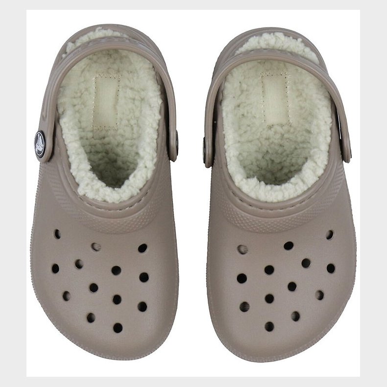 Crocs Sandaler m. For - Classic Lined Clog - Mushroom/Bone