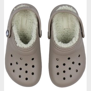 Crocs Sandaler m. For - Classic Lined Clog - Mushroom/Bone