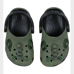 Crocs Sandaler - Classic IAM Scary Dino - Sort/Grn