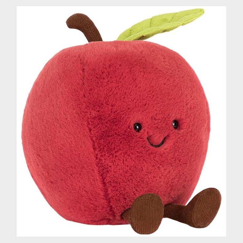Jellycat Bamse - 16x14 cm - Amuseables Apple - Rd