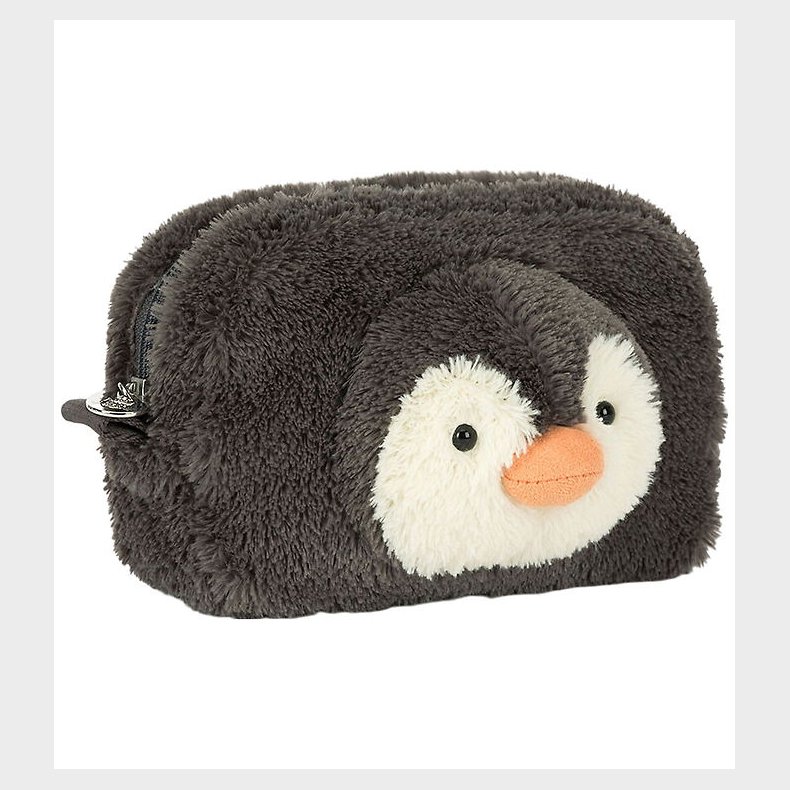 Jellycat taske - 19x13 cm - Peanut Penguin Pouch - Gr
