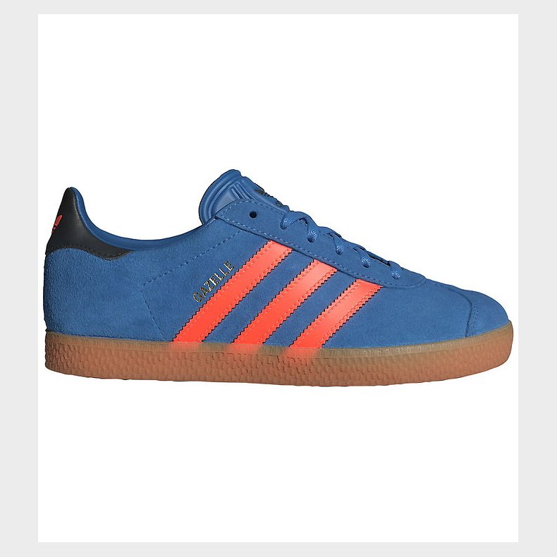 adidas Originals Sko - Gazelle J - Focblu/Sorang/Cblack