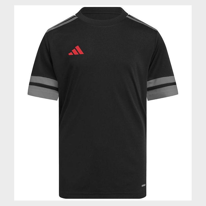 adidas Performance T-shirt - Squa25 - Black/Tefrfo/Purrub