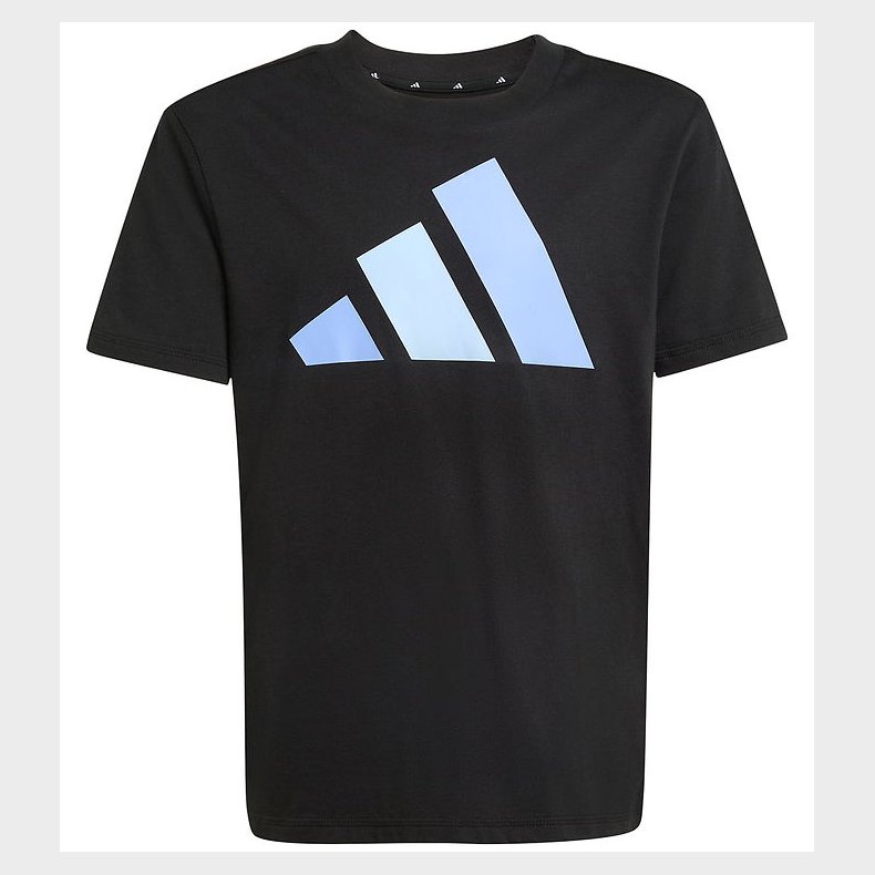 adidas Performance T-shirt - J BL - Sort/Blufus/Globlu