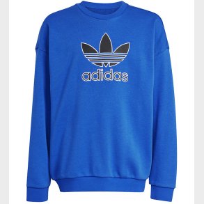 adidas Originals Sweatshirt - Trefoil Crew - Blue/Black