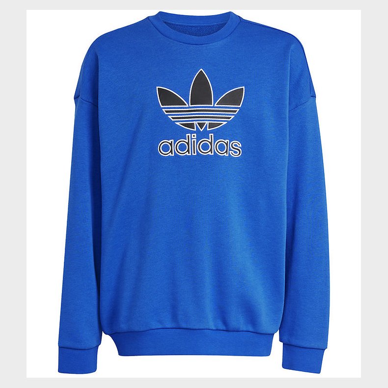 adidas Originals Sweatshirt - Trefoil Crew - Blue/Black