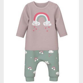 Name It Bluse - NbfVubie - 2-pak - Burnished Lilac/Jadeite