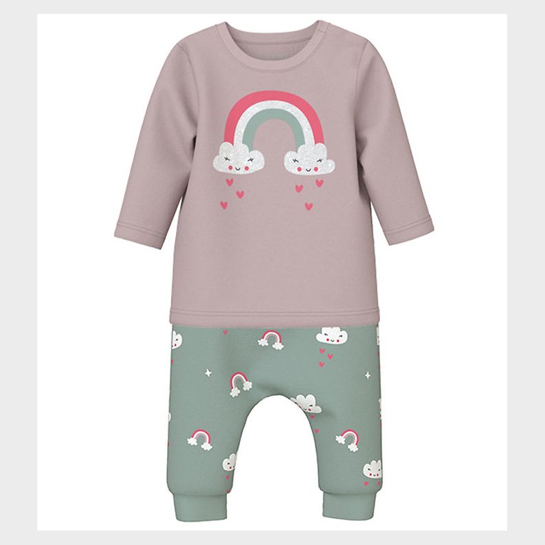 Name It Bluse - NbfVubie - 2-pak - Burnished Lilac/Jadeite