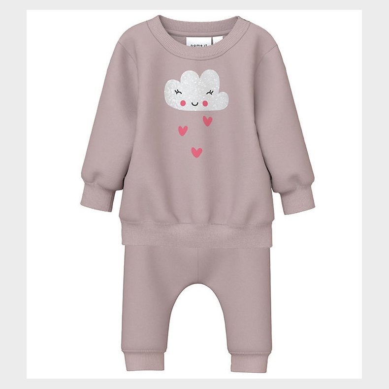 Name It Sweatshirt - NbfVrillie - Burnished Lilac/Cloud