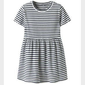 Name It kjole - Rib - NmfVemma - Bright White/Blue