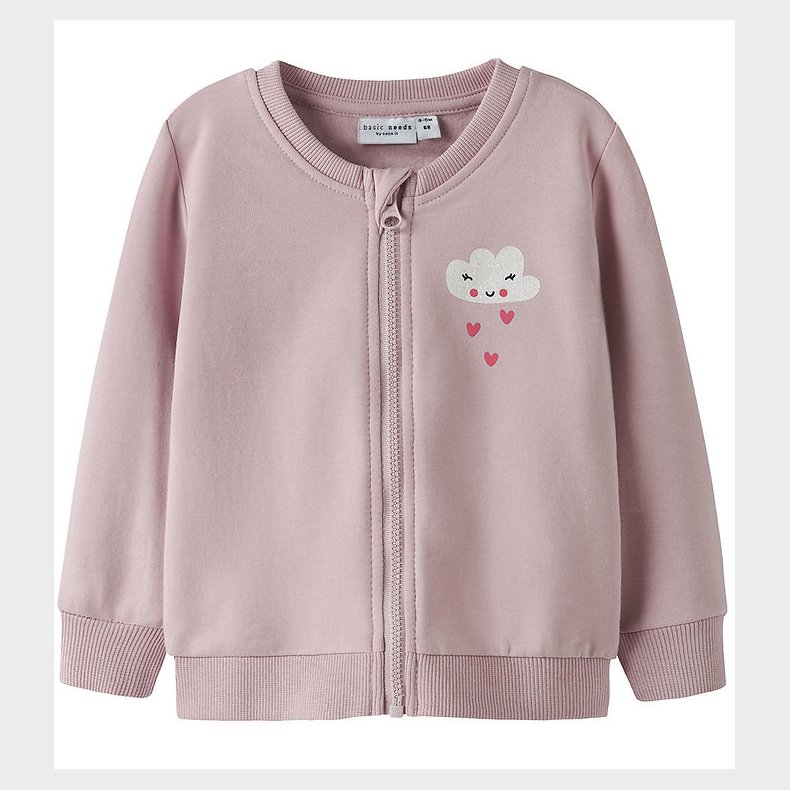 Name It Cardigan - NbfVrillie - Burnished Lilac/Cloud