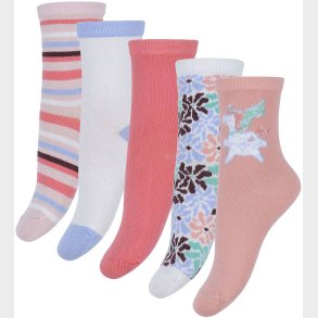 Name It Strmper - 5-Par - NmfVinni - Bright White/Floral AOP