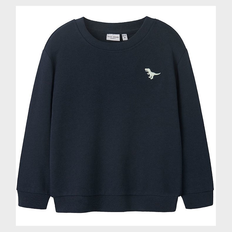 Name It Sweatshirt - NmmVallen - Navy Blazer/Green Dino