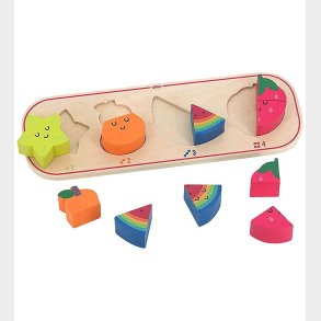 Vilac Puslespil - 10 Brikker - Fire Frugter