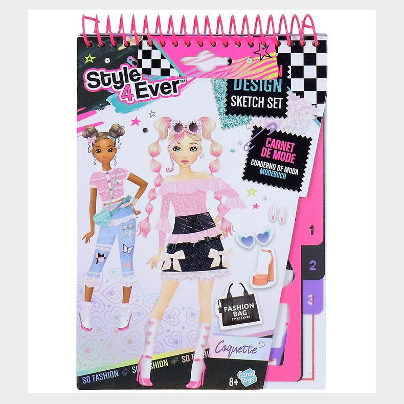 Style 4 Ever Fashion Designer Mini Skitsebogsst