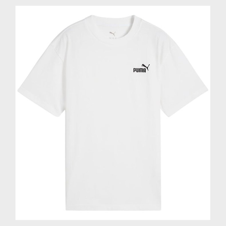 Puma T-Shirt - ESS Small No. 1 Relaxed - Hvid
