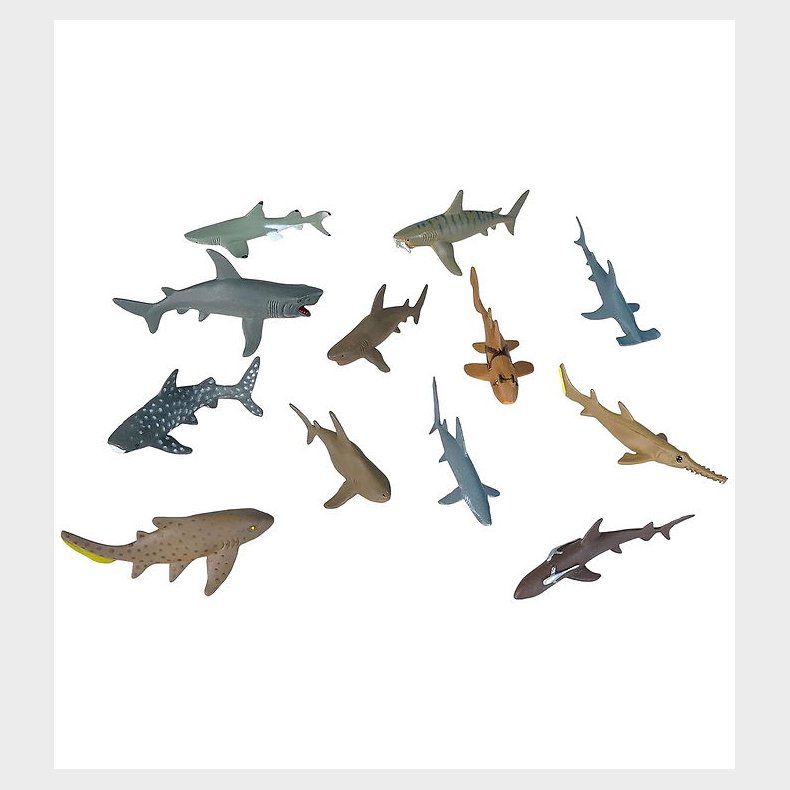 Wild Republic Figurer - Nature Tube - 12 stk. - Hajer