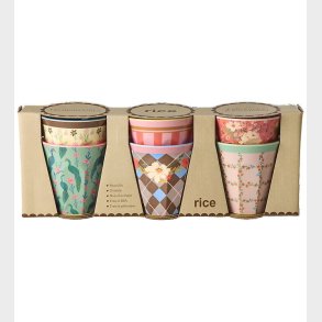 Rice Kopper - Melamin - 6 stk. - 250 ml - All You Need Is Love