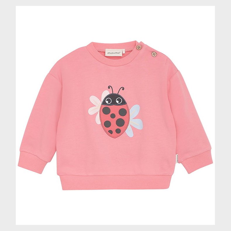 Minymo Sweatshirt - Strawberry Pink