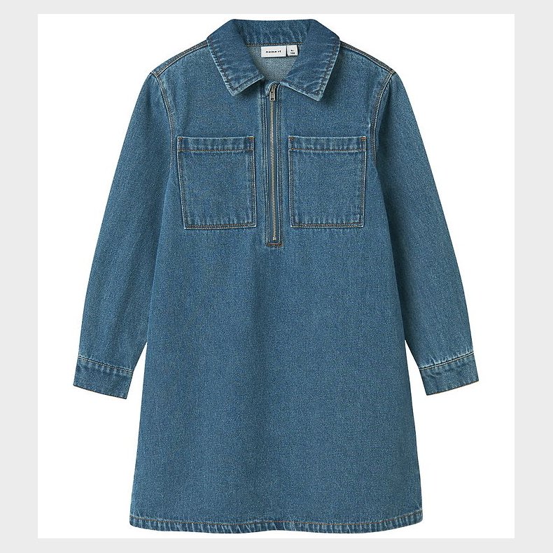 Name It Kjole - Denim - NkfAstrid - Medium Blue Denim