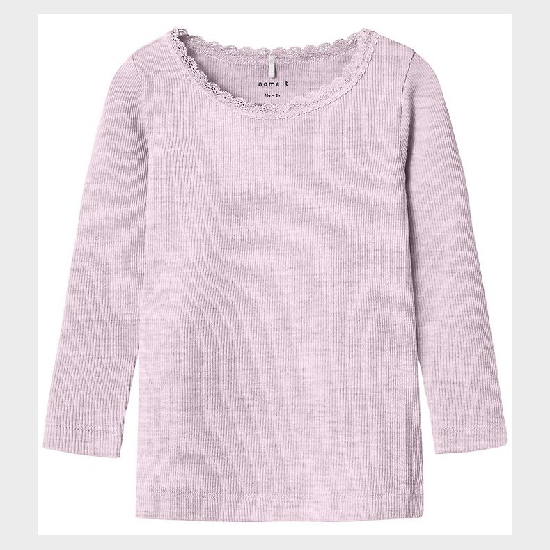 Name It Bluse - Rib - NmfKab - Noos - Sweet Dreams/Melange