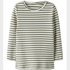 Name it Bluse - Rib - Noos - NmnBani - Dusty Olive