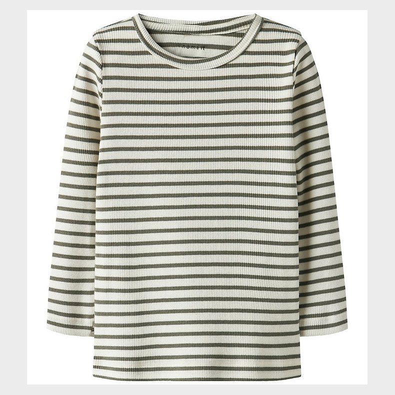 Name it Bluse - Rib - Noos - NmnBani - Dusty Olive