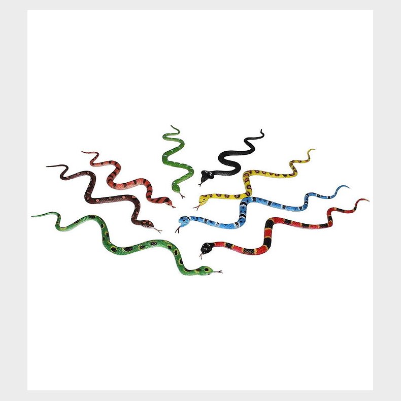 Wild Republic Figurer - Nature Tube - 8 stk. - Slanger