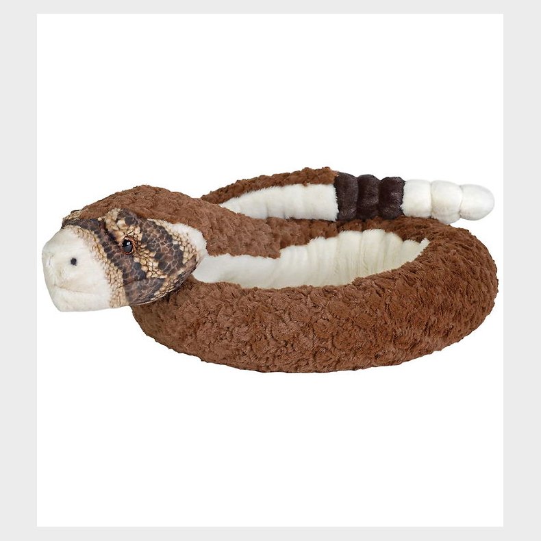 Wild Republic Bamse - Luxury Rattle Slange - Brun