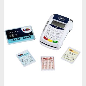 Klein K�bmands Betalingsterminal - Lys og Lyd - Hvid/Bl�