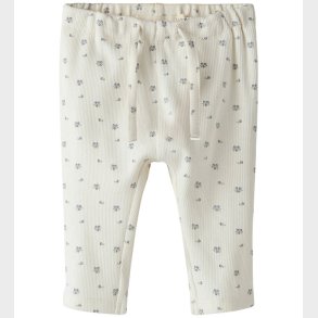 Lil' Atelier Bukser - NbnLago - Coconut Milk/BlueBerry