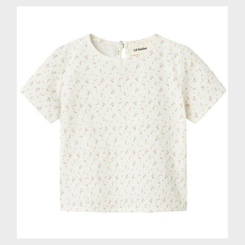 Lil' Atelier T-shirt - NbfHailey - Coconut Milk