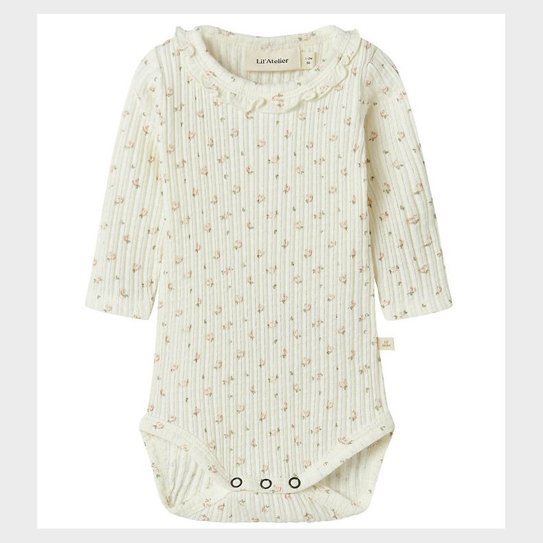 Lil' Atelier Body l/ - Rib - NbfHulla - Coconut Milk