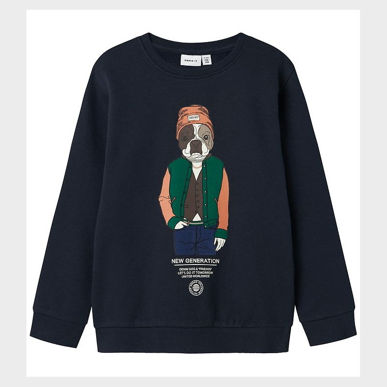 Name It Sweatshirt - NkmPsalko - Dark Sapphire