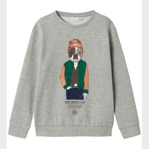 Name It Sweatshirt - NkmPsalko - Grey Melange