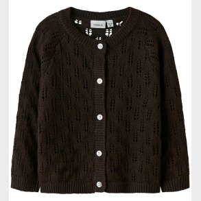 Name It Cardigan - Strik - NmfFleslit - Seal Brown