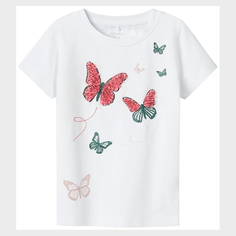 Name It T-shirt - NmfLofla - Bright White