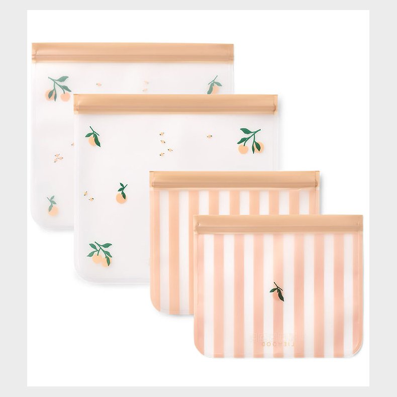 Liewood Madposer - Rebus - Genanvendelige - 4-pak - Peach