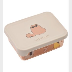 Liewood Snackbox - Cats and Dogs / Sandy