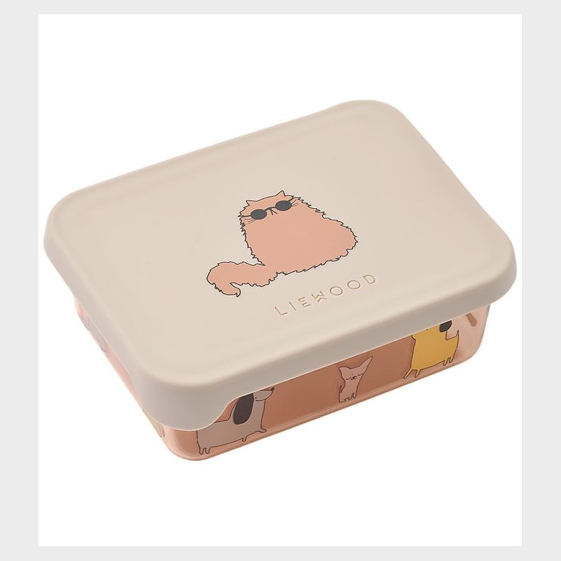 Liewood Snackbox - Cats and Dogs / Sandy