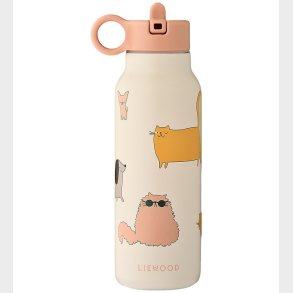 Liewood Drikkedunk - 350 ml - Cats and Dogs / Sandy