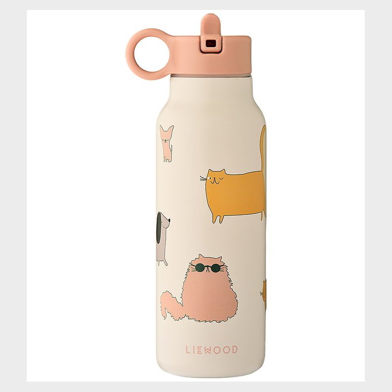 Liewood Drikkedunk - 350 ml - Cats and Dogs / Sandy