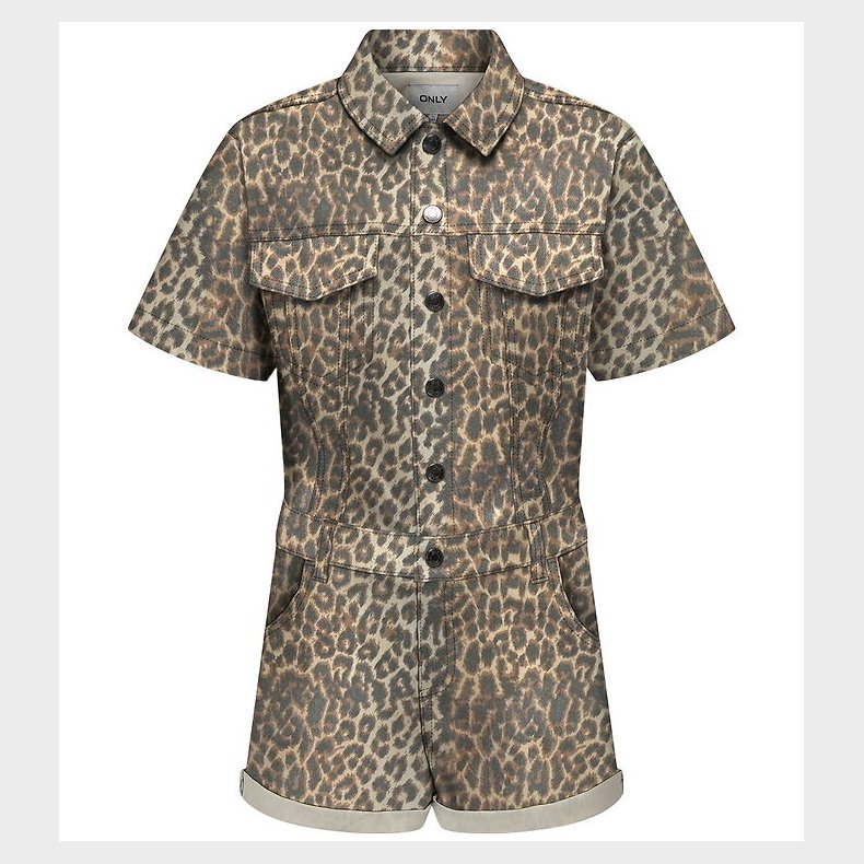 Kids Only Buksedragt - Kognaomi-Castel - Toasted Coconut/Leo Was