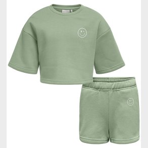 Kids Only Shortss�t - Koglena - Hedge Green/Cloud Dancer