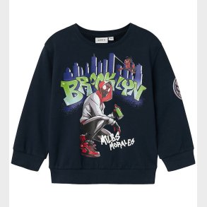 Name It Sweatshirt - Nmmorin - Spiderman - Dark Sapphire