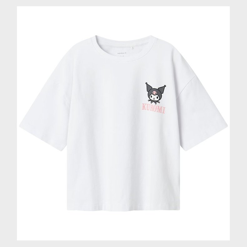 Name It T-shirt - NkfNuni - Kuromi - Bright White