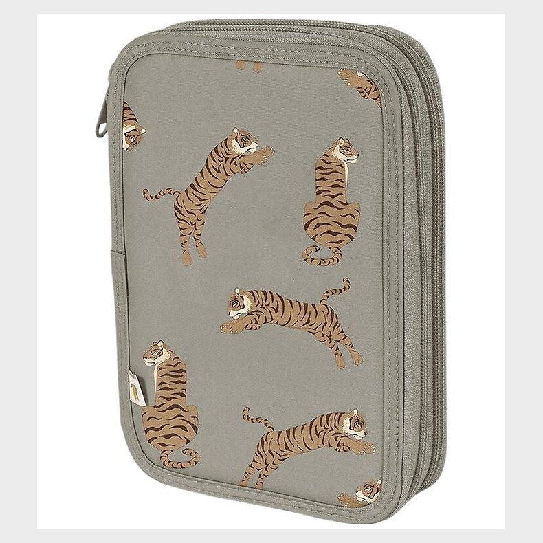 Konges Sljd Penalhus m. Indhold - Clover - Tiger Oak